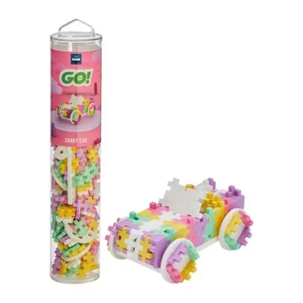 Plus-Plus - Tube go Auto Süßigkeit 200 Kreativ Bausteine