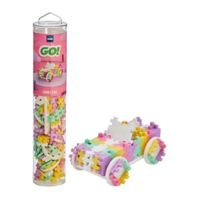 Plus-Plus - Tube go Auto Süßigkeit 200 Kreativ Bausteine