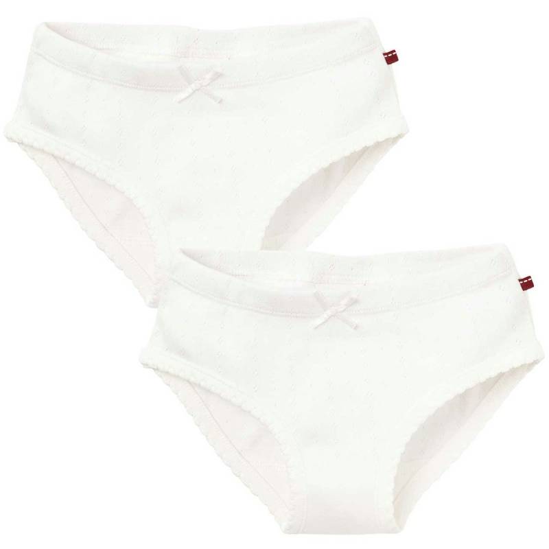 Pointelle Slips Doppelpack weiß 128