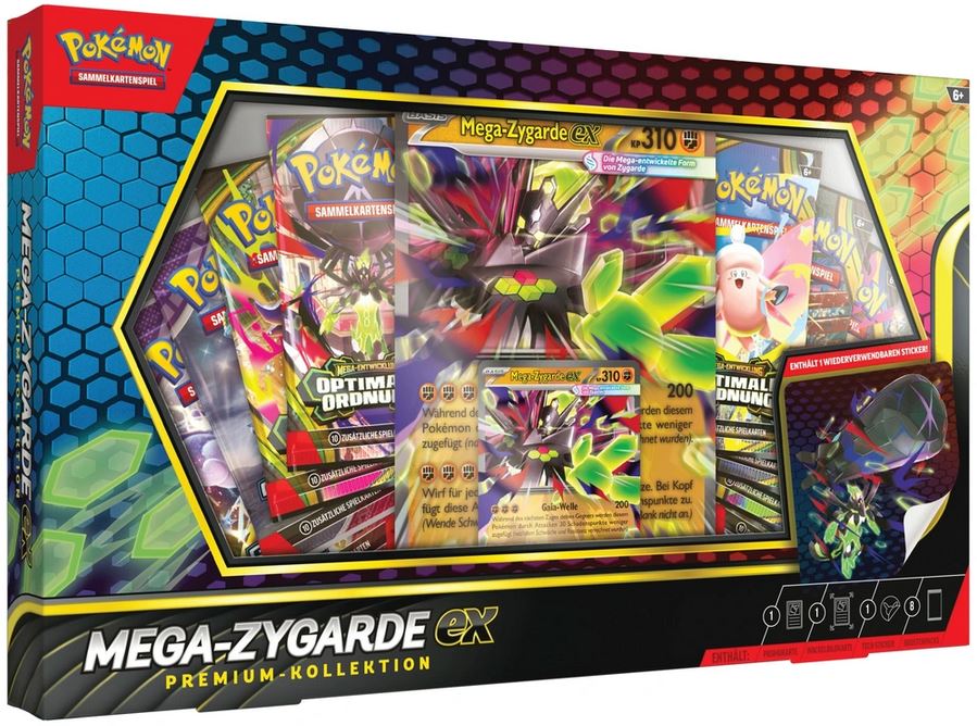 Pokemon Mega-Zygarde-ex Premium-Kollektion (Deutsch)PKM Pokémon
