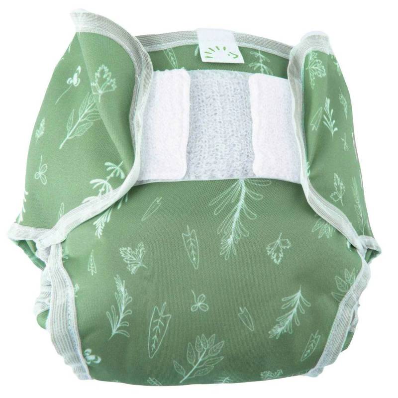 PopoWrap Überhose mit Klett grün Wald S