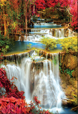 Pr�chtiger Wasserfall