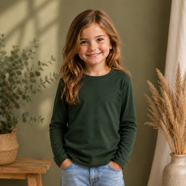Premium Kinder Langarmshirt
