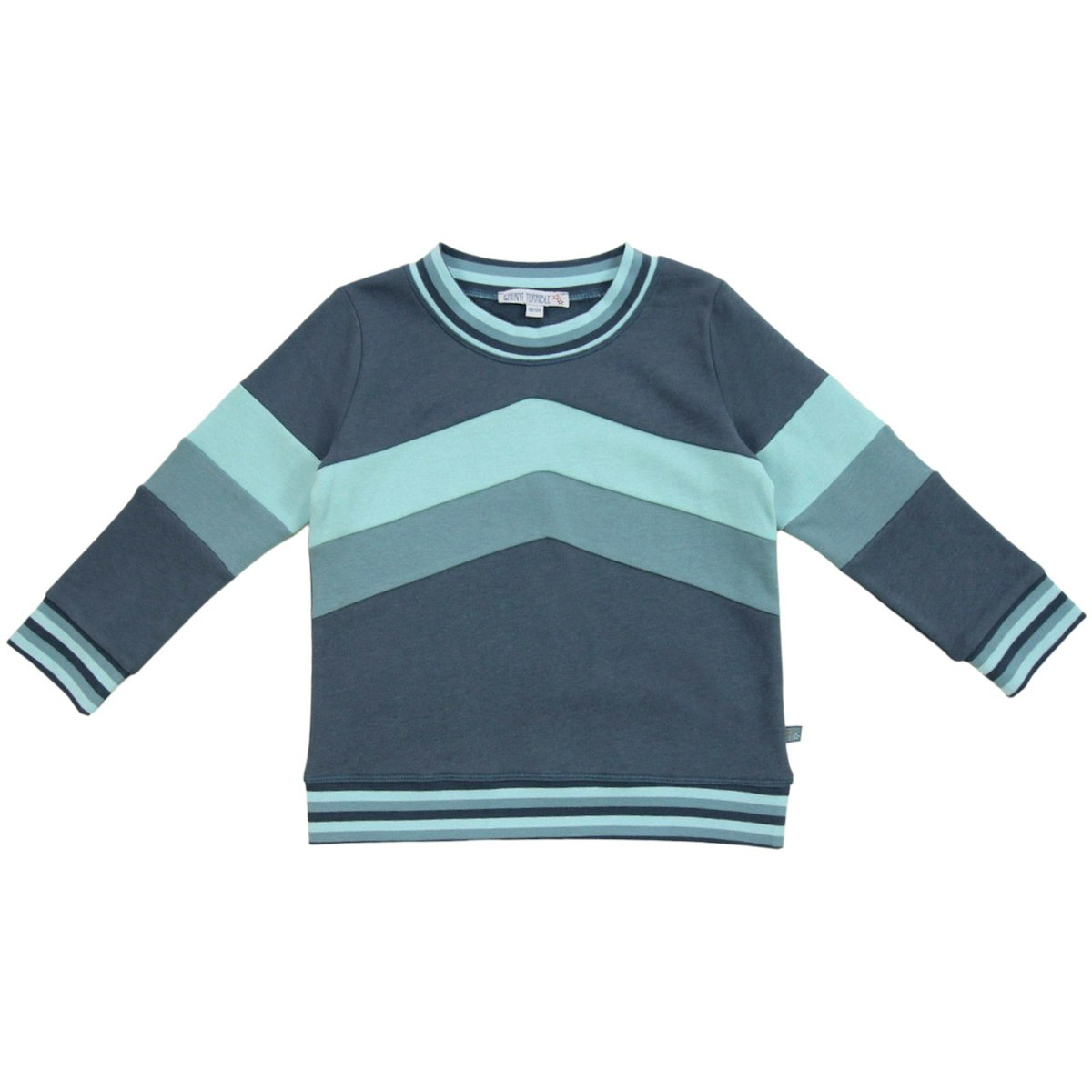 Pullover Block-Design dunkelblau-jeans 110/116