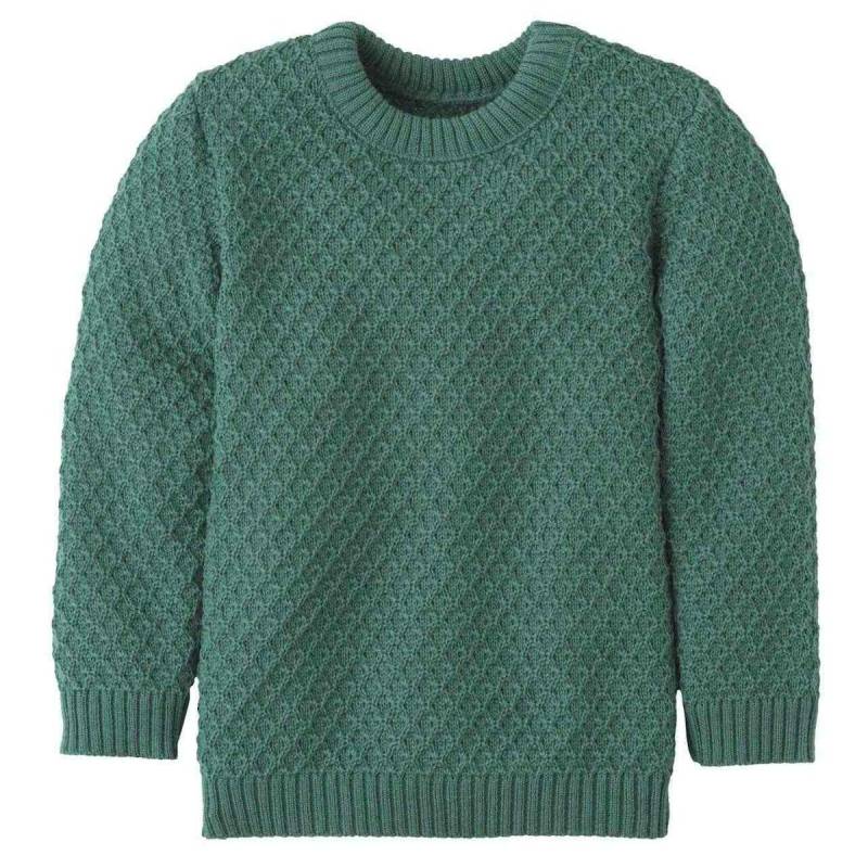Pullover Zick-Zack Strickmuster eukalyptus 134/140