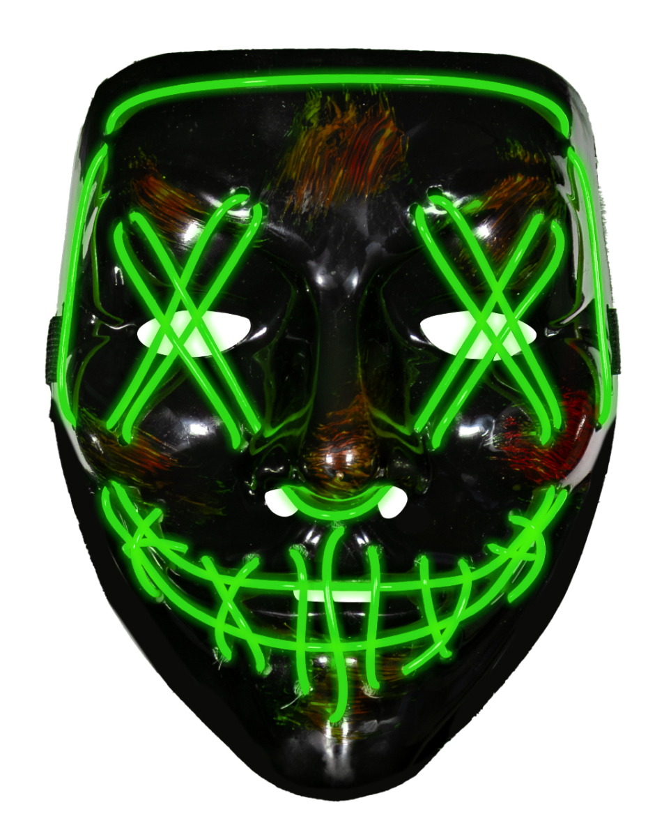 Purgery LED String Maske Grün