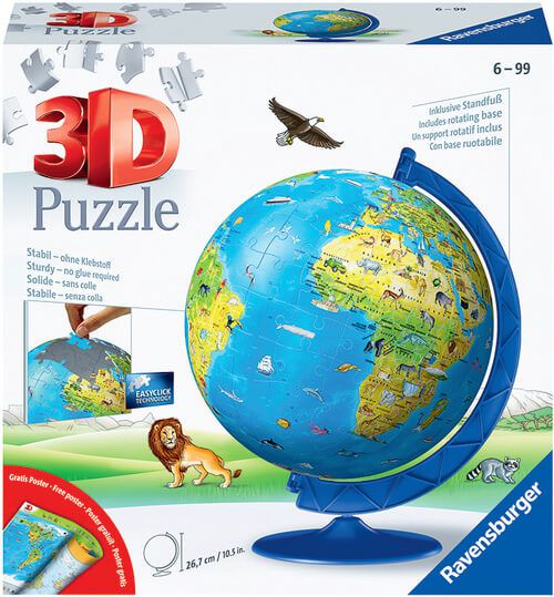 Puzzle-Ball - Kinderglobus - Ravensburger 3D Puzzle-Ball - 180 Teile