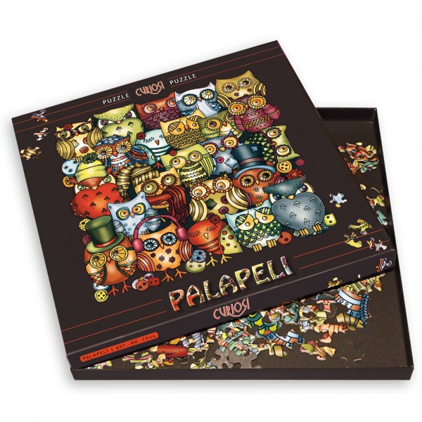 Puzzle Palapeli "Eulen"