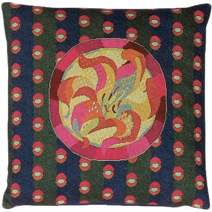 Königinnen-Stickerei Stickereiset - Lilienkissen Stickerei 40 x 40 cm - Design von Königin Margrethe II von Haandarbejdets Fremme