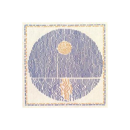Königinnen-Stickerei Stickereiset - Dänisches Wetter August 24 x 24 cm - Design von Königin Margrethe II von Haandarbejdets Fremme