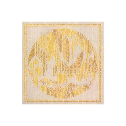 Königinnen-Stickerei Stickereiset - Dänisches Wetter Juli 24 x 24 cm - Design von Königin Margrethe II von Haandarbejdets Fremme