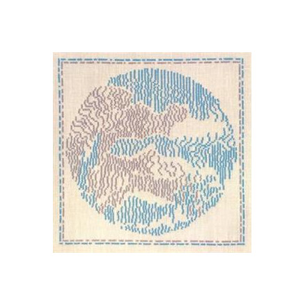 Königinnen-Stickerei Stickereiset - Dänisches Wetter März 24 x 24 cm - Design von Königin Margrethe II von Haandarbejdets Fremme