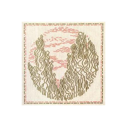 Königinnen-Stickerei Stickereiset - Dänisches Wetter September 24 x 24 cm - Design von Königin Margrethe II von Haandarbejdets Fremme