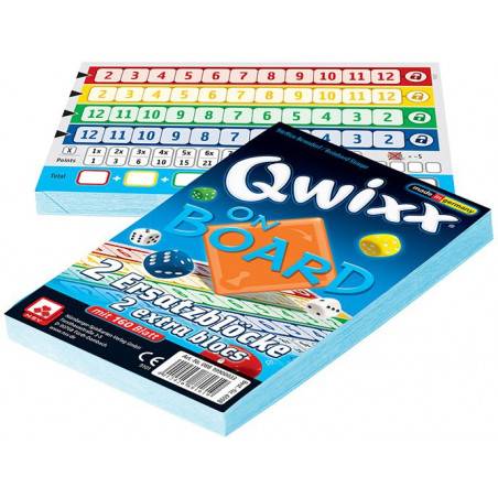 Qwixx - On Board Ersatzblöcke (2er)