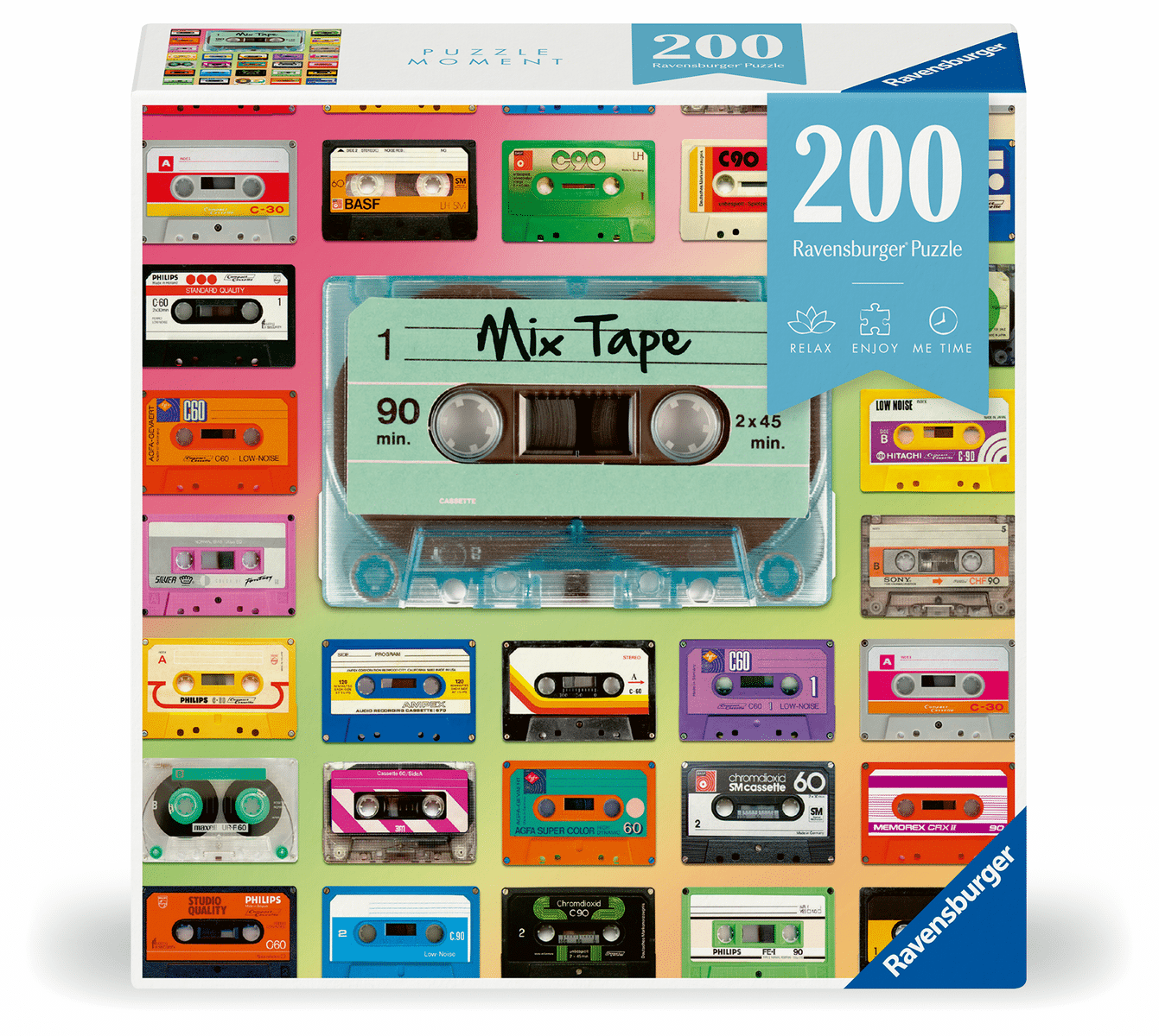 RAVENSBURGER Puzzle 200 Teile Moment: Mix Tape
