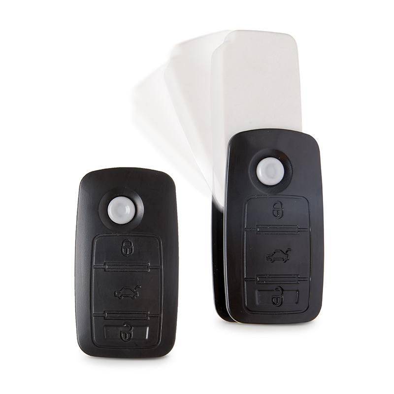 Radierer Autoschlüssel schwarz 3,5x1,9x6,4cm Radierer, Anspitzer + Co.