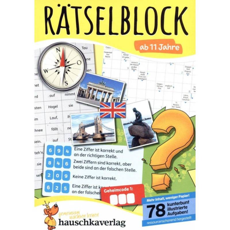 Rätselblock ab 11 Jahren Rätselblock ab 11 Jahren