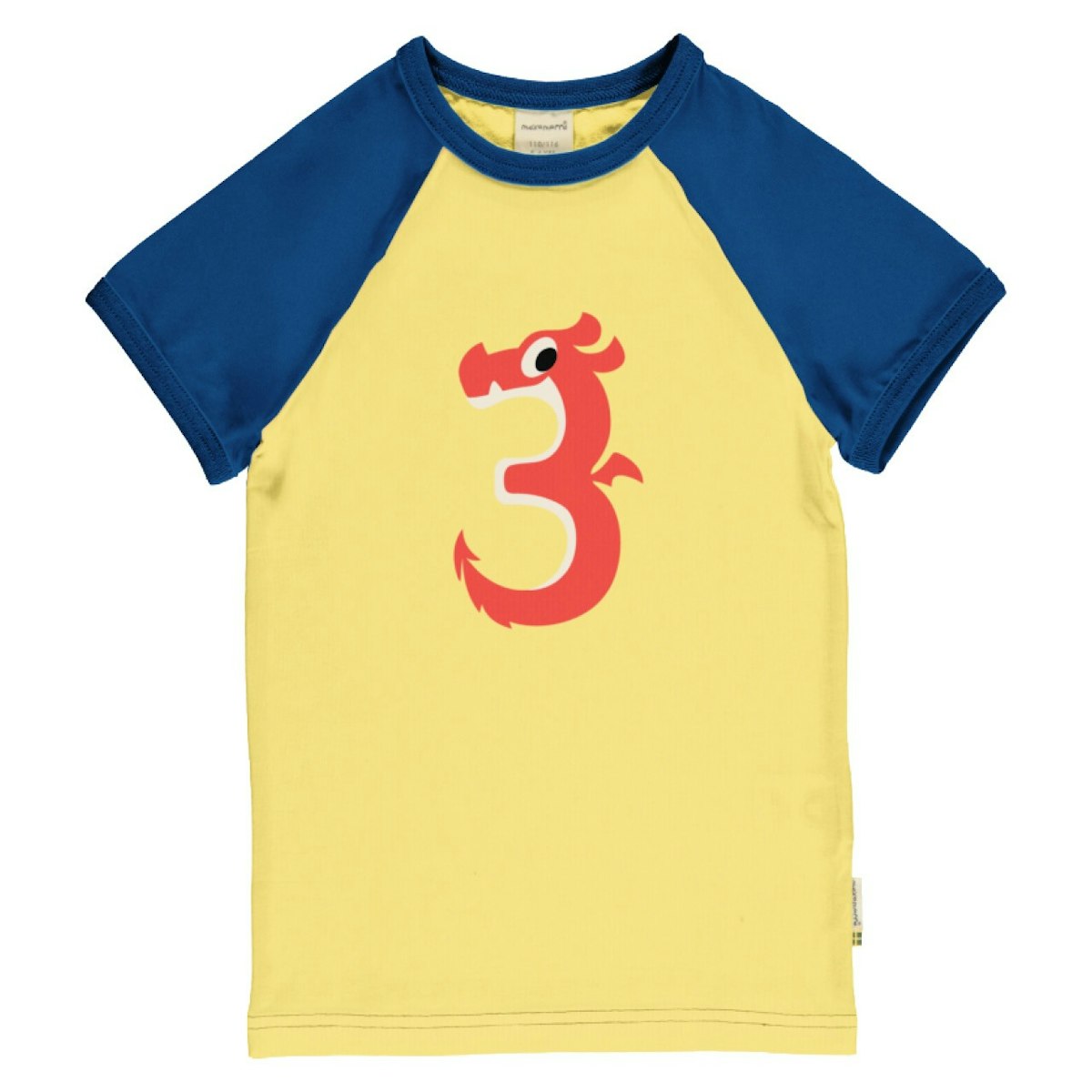 Raglanshirt kurzarm 3 Jahre Seepferdchen 98/104