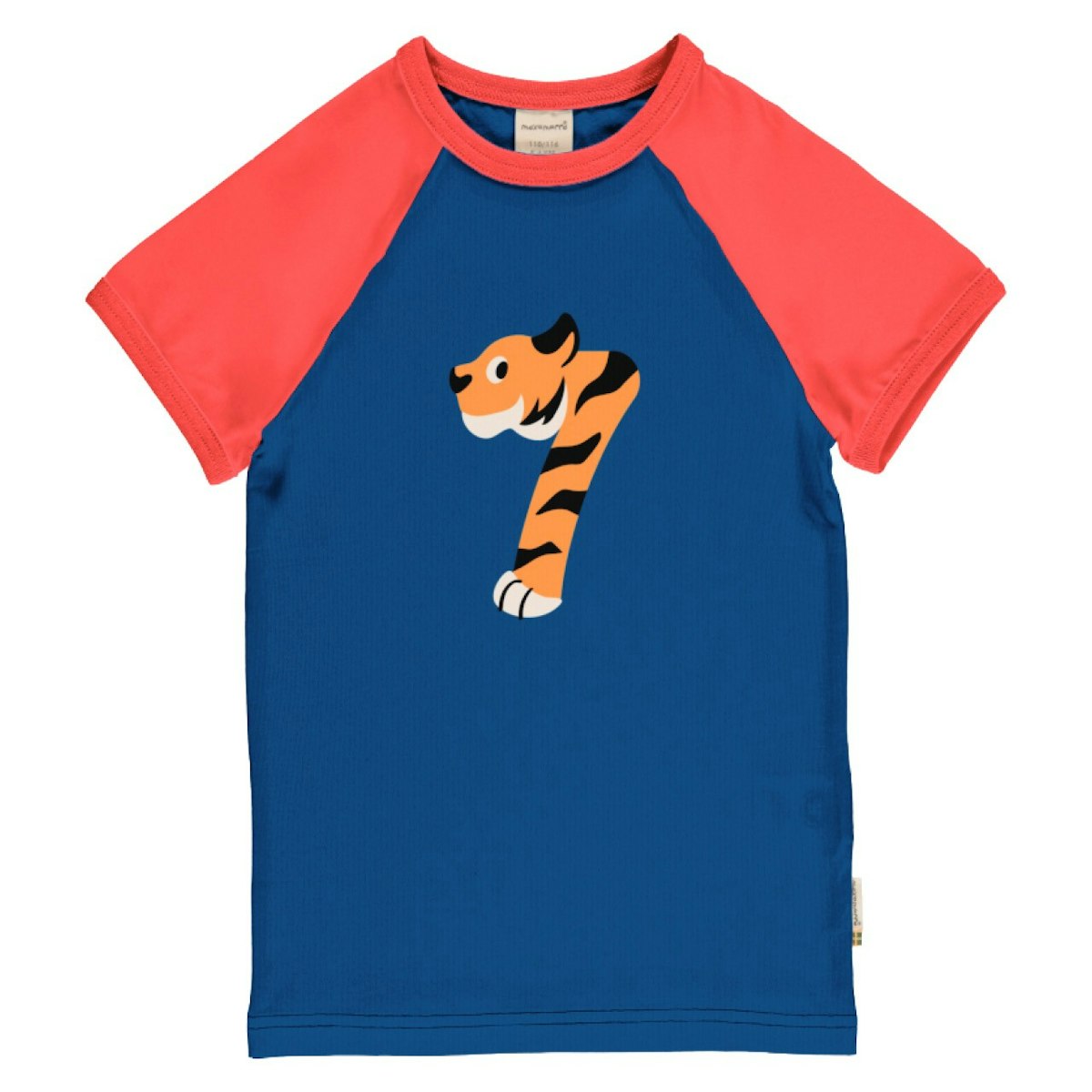 Raglanshirt kurzarm 7 Jahre Tiger 122/128