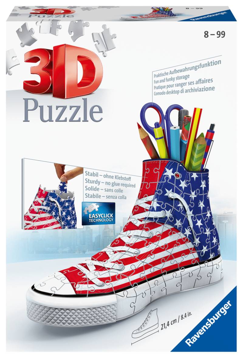 Ravensburger - 3D Puzzle Sneaker American Style