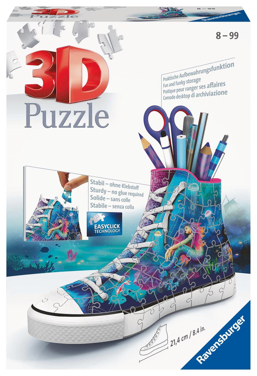 Ravensburger - 3D Puzzle Sneaker Meerjungfrau