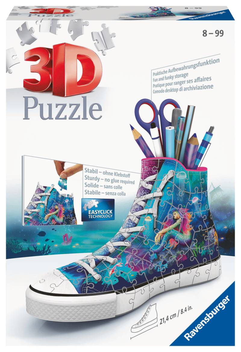 Ravensburger - 3D Puzzle Sneaker Meerjungfrau
