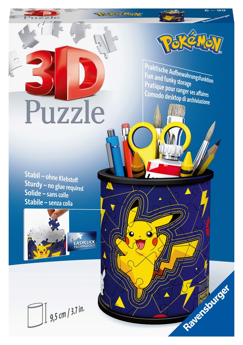 Ravensburger - 3D Puzzle Utensilo Pokémon