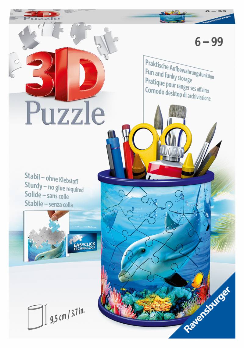 Ravensburger - 3D Puzzle Utensilo Unerwasserwelt