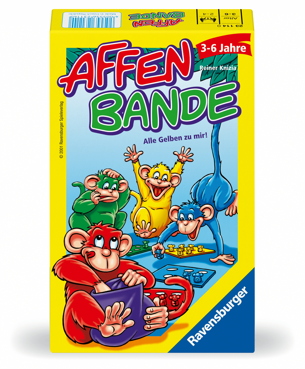 Ravensburger - Affenbande - Reisespiel ab 3 Jahren