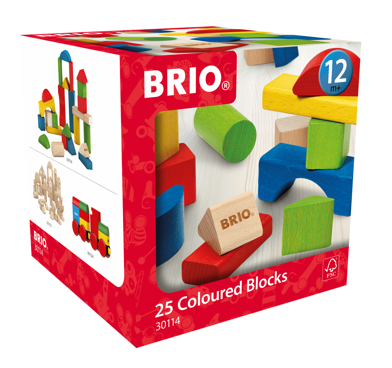 Ravensburger - BRIO Infant/ Toddler - Bunte Holzbausteine, 25 Teile Ravensburger - BRIO Infant/ Toddler - Bunte Holzbausteine, 25 Teile