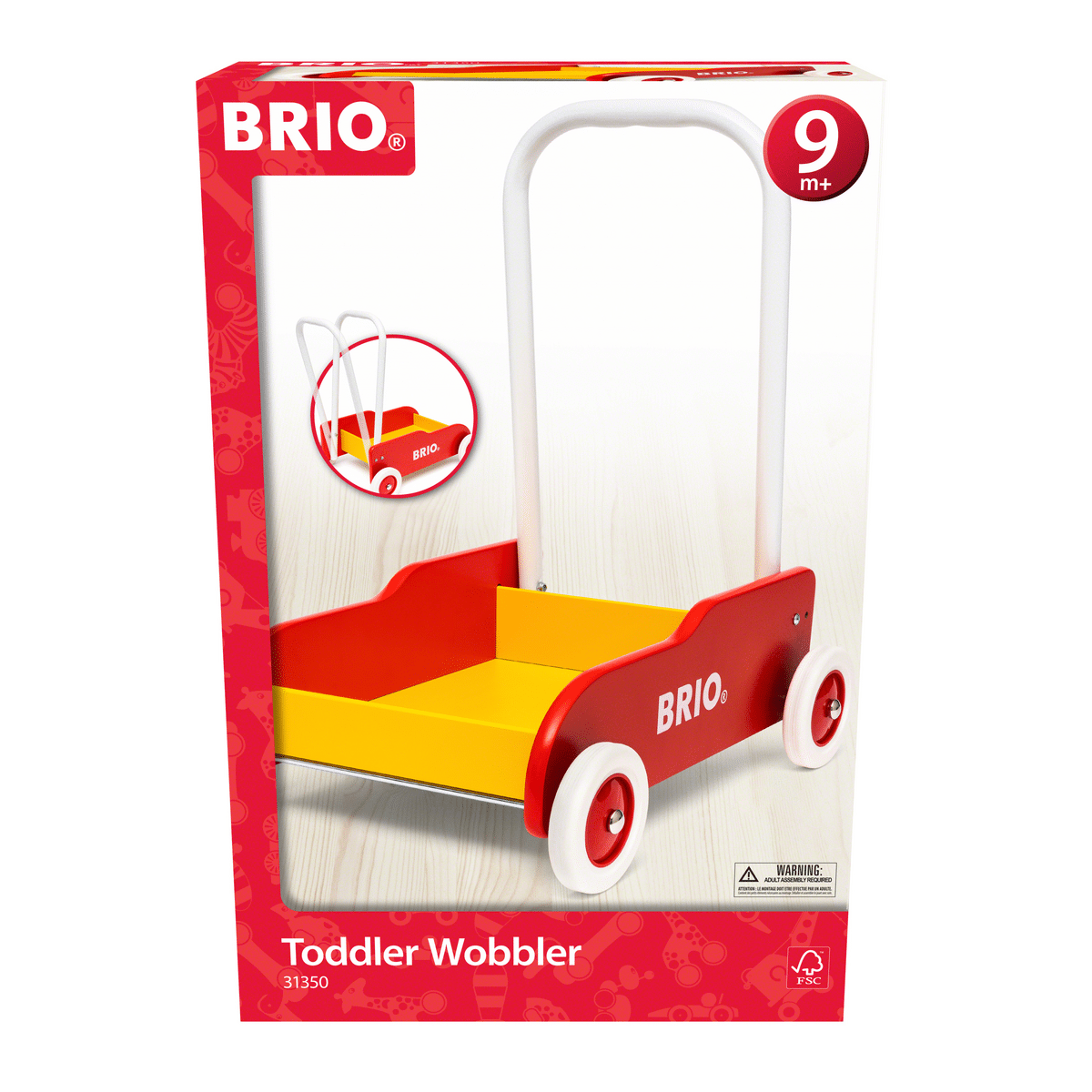 Ravensburger - BRIO Lauflernwagen, rot/gelb