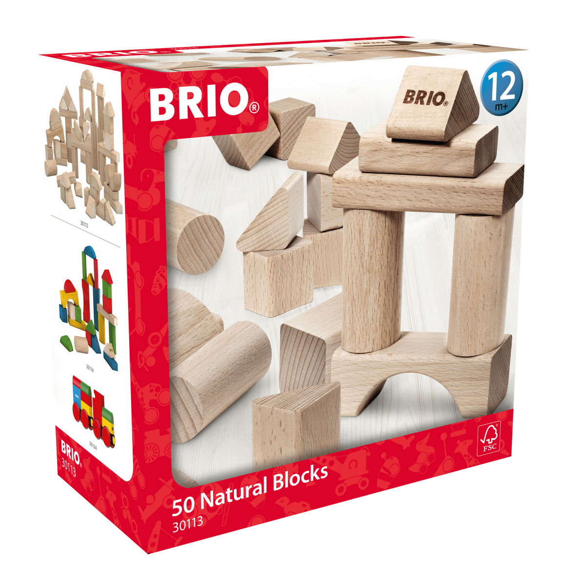 Ravensburger - BRIO Natur Holzbausteine