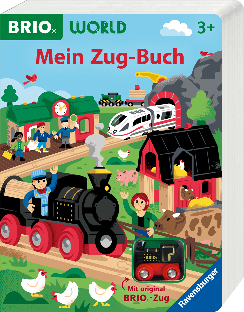Ravensburger - BRIO World: Mein Zug-Buch - Großes Vorlese-Spielbuch mit ori Ravensburger - BRIO World: Mein Zug-Buch - Großes Vorlese-Spielbuch mit ori