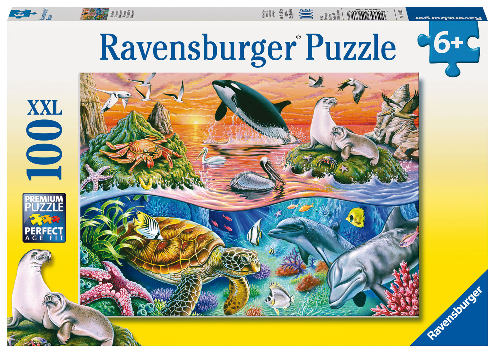 Ravensburger - Bunter Ozean Puzzle 100 Teile