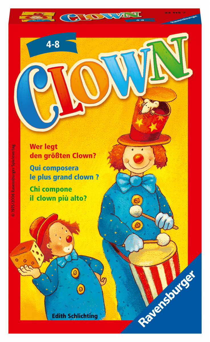 Ravensburger - Clown - Reisespiel ab 4 Jahren Ravensburger - Clown - Reisespiel ab 4 Jahren
