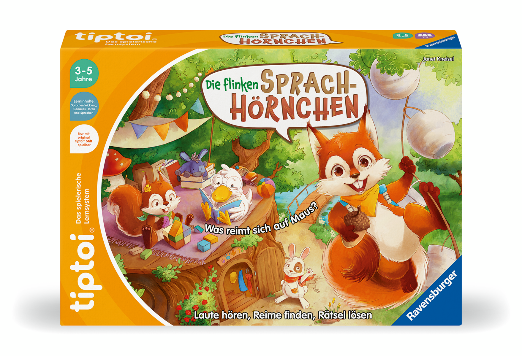 Ravensburger - Die flinken Sprach-Hörnchen - Lernspiel ab 3 Jahren