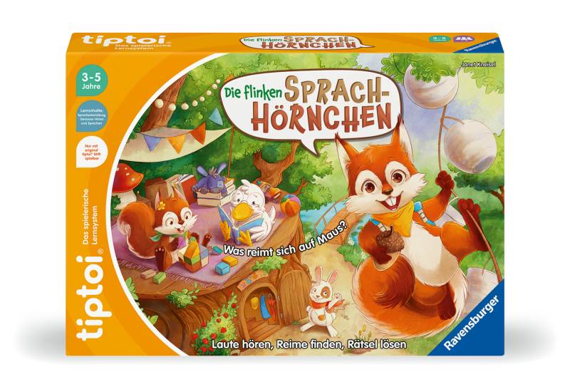 Ravensburger - Die flinken Sprach-Hörnchen - Lernspiel ab 3 Jahren