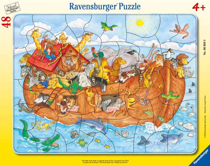 Ravensburger - Die große Arche Noah Rahmenpuzzle