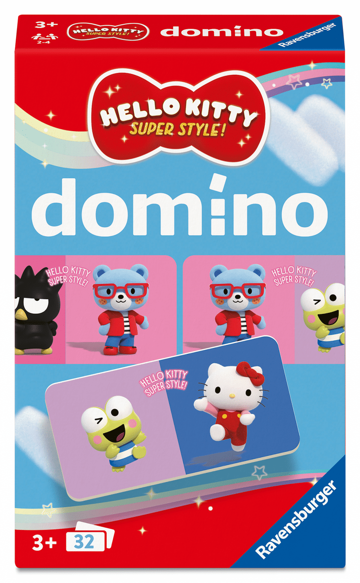Ravensburger - Domino Hello Kitty - Reisespiel ab 3 Jahre