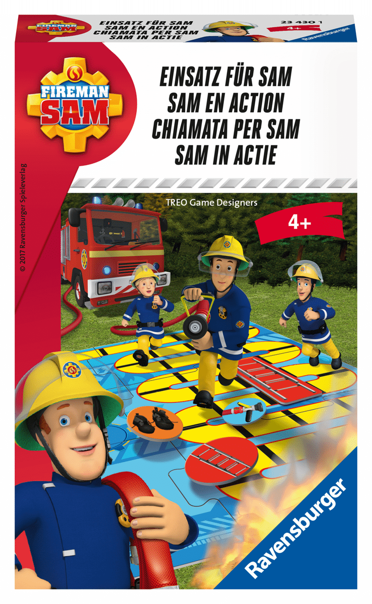 Ravensburger - Feuerwehrmann Sam: Einsatz für Sam - Reisespiel ab 4 Jahren
