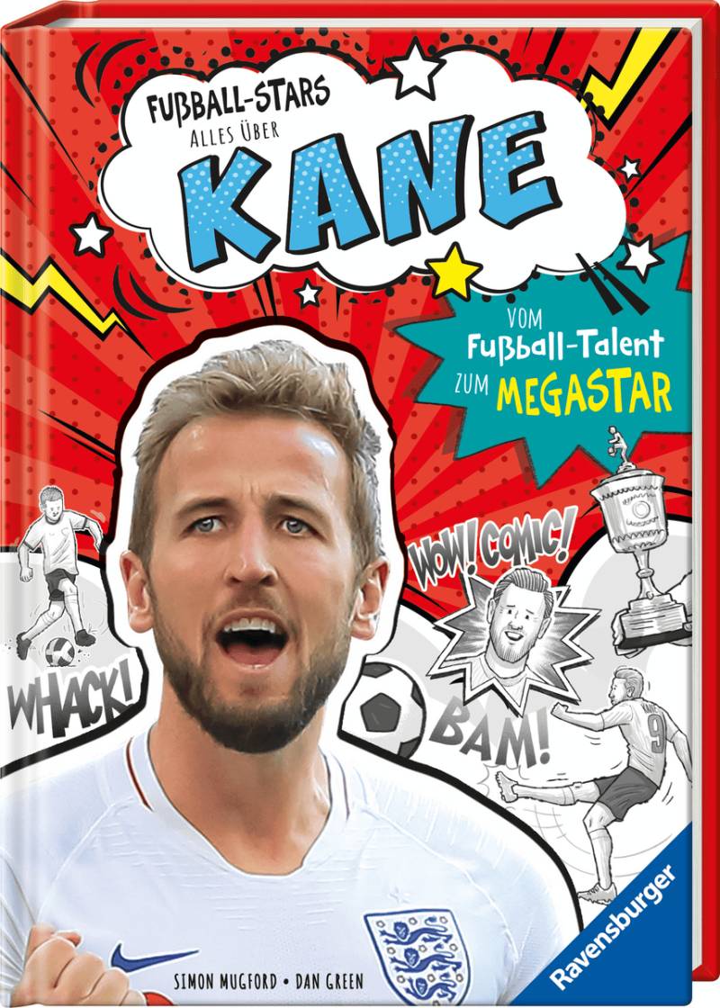 Ravensburger - Fußball-Stars - Alles über Kane. Vom Fußball-Talent zum Megastar
