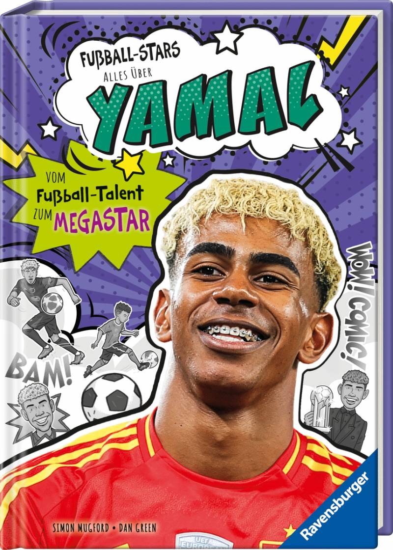 Ravensburger - Fußball-Stars - Alles über Yamal. Vom Fußball-Talent zum Meg Ravensburger - Fußball-Stars - Alles über Yamal. Vom Fußball-Talent zum Meg