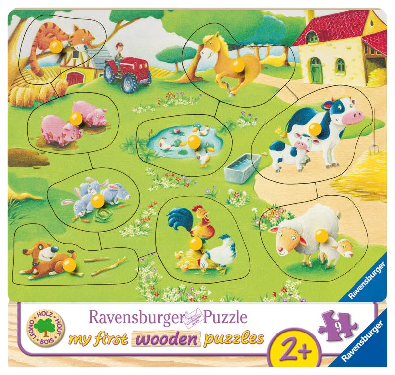 Ravensburger - Holz – my first wooden puzzles Kleiner Bauernhof 9 Teile Ravensburger - Holz – my first wooden puzzles Kleiner Bauernhof 9 Teile