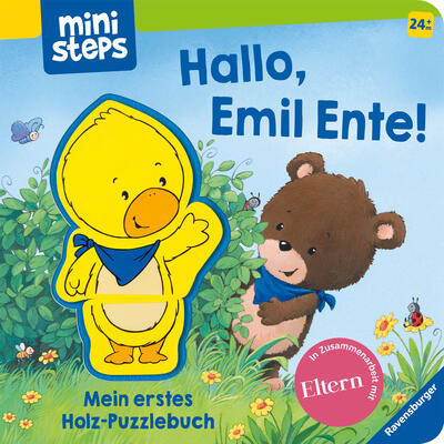 Ravensburger - Holzpuzzle-Buch, Emil Ente