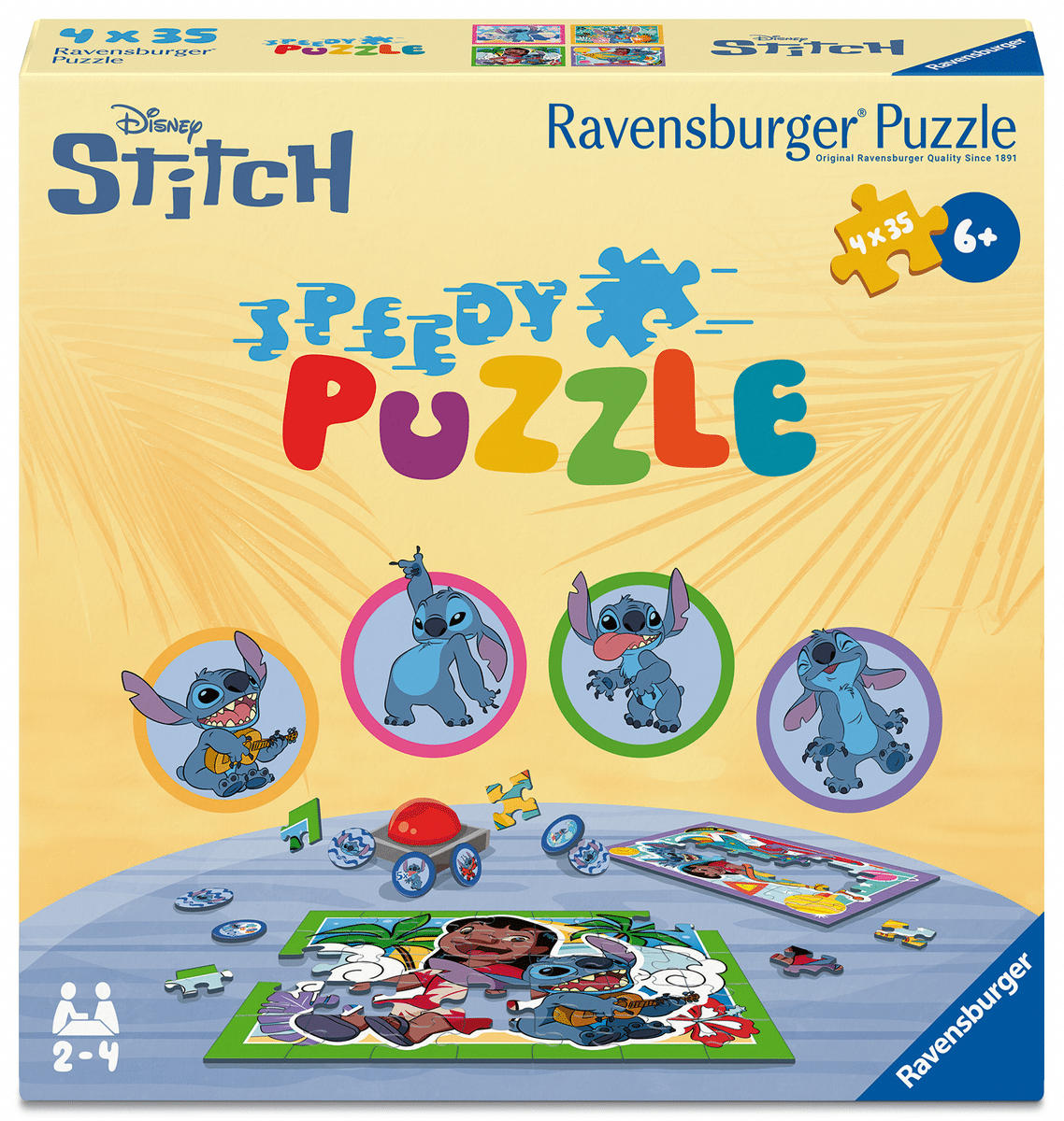 Ravensburger - Kinderpuzzle ab 6 Jahren - Speedy Puzzle Stitch - 35 Teile Ravensburger - Kinderpuzzle ab 6 Jahren - Speedy Puzzle Stitch - 35 Teile