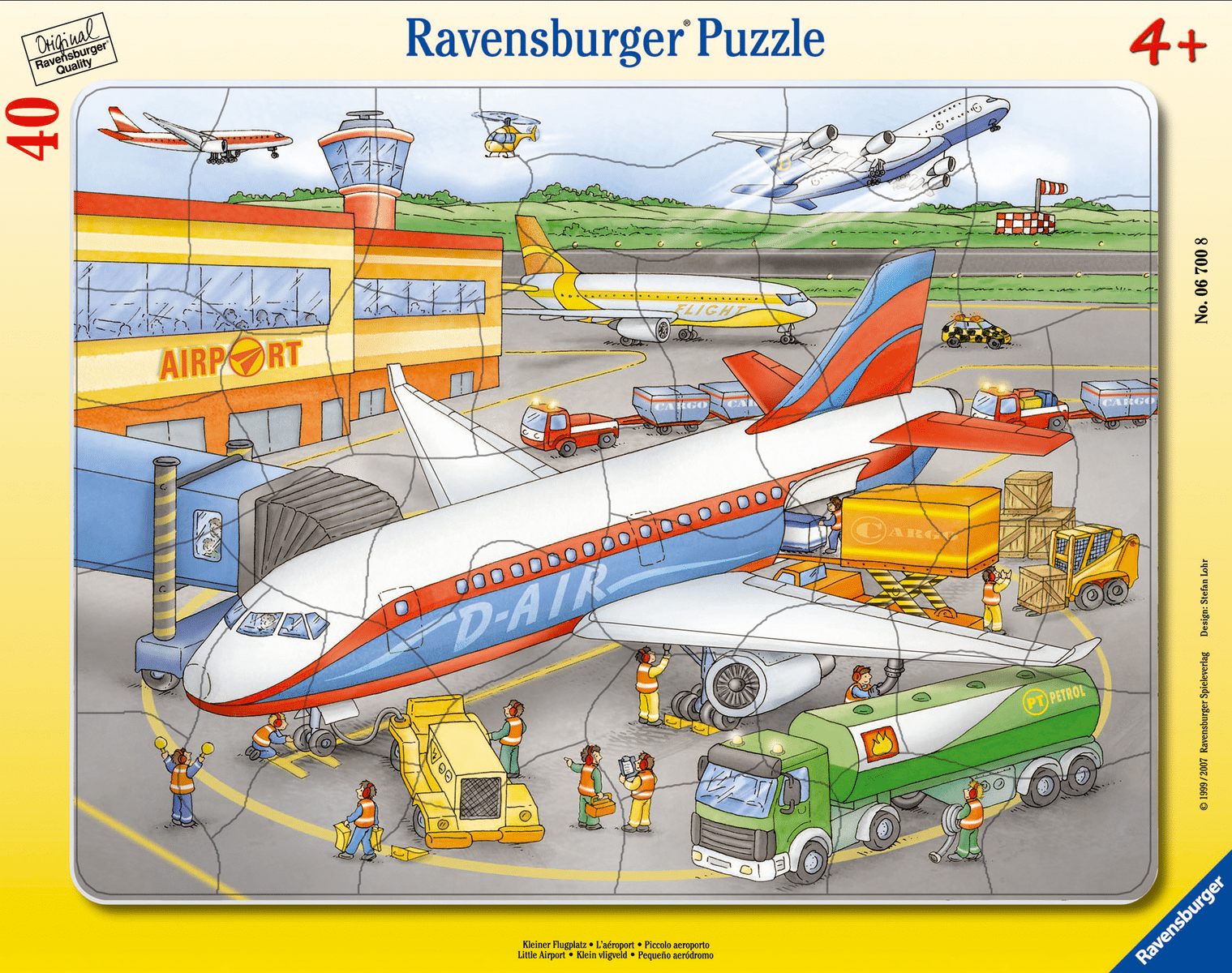 Ravensburger - Kleiner Flugplatz Rahmenpuzzle 40 Teile