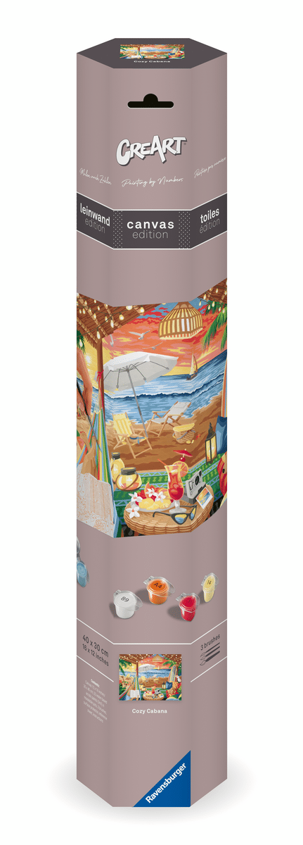 Ravensburger - Malset Canvas Cozy Cabana