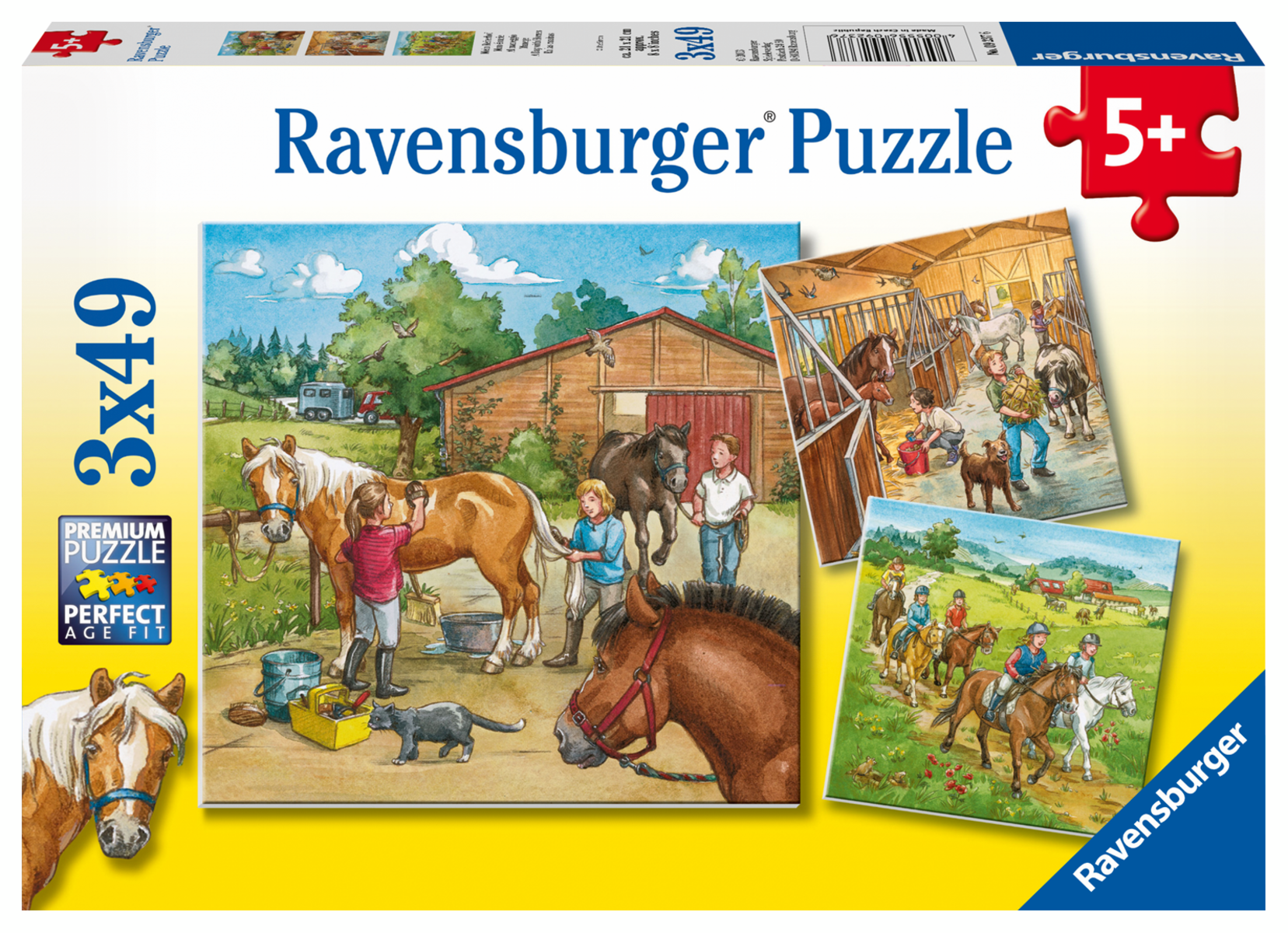 Ravensburger - Mein Reiterhof Puzzle 3 X 49 Teile