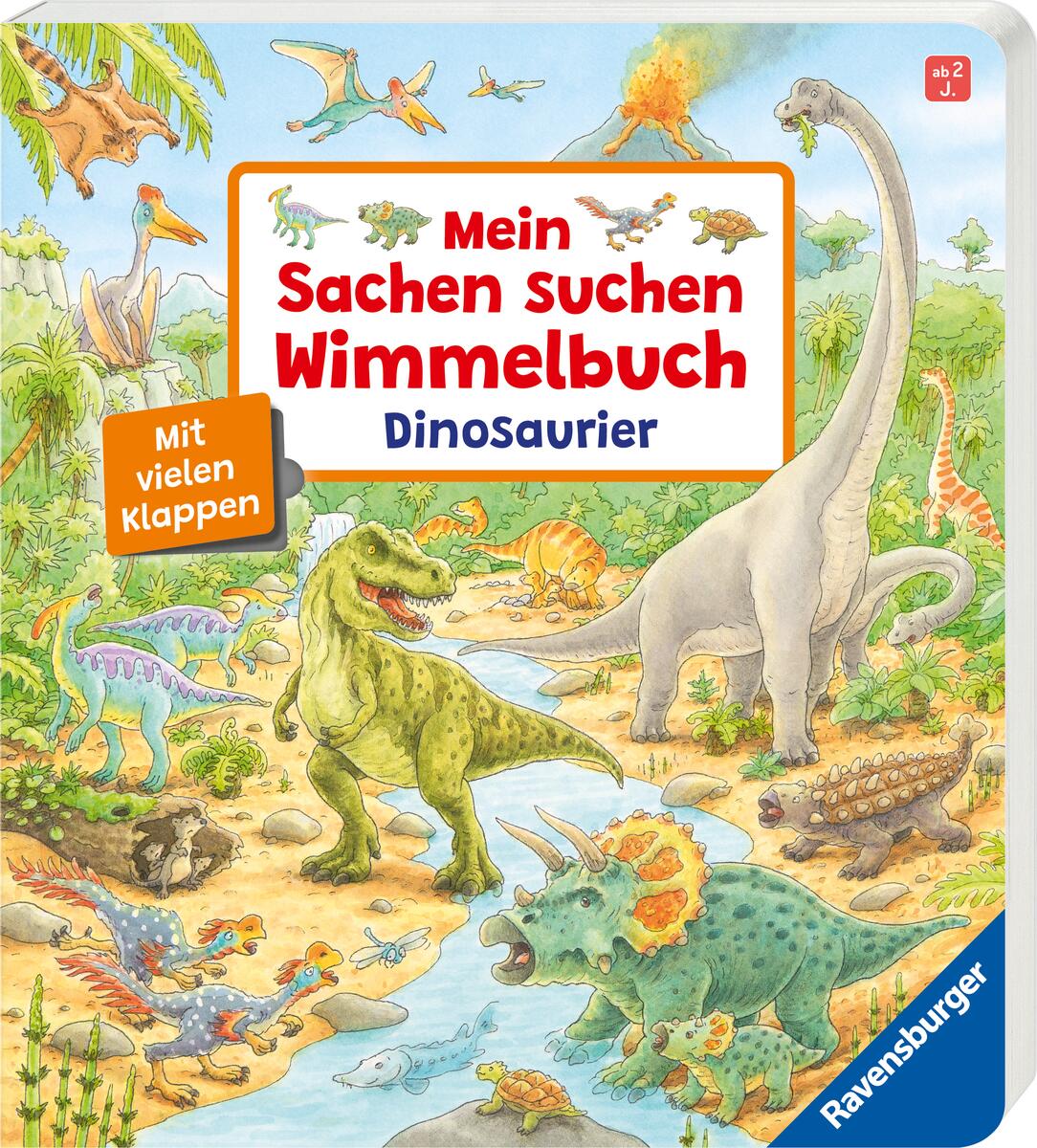 Ravensburger - Mein Sachen suchen Wimmelbuch - Dinosaurier Ravensburger - Mein Sachen suchen Wimmelbuch - Dinosaurier