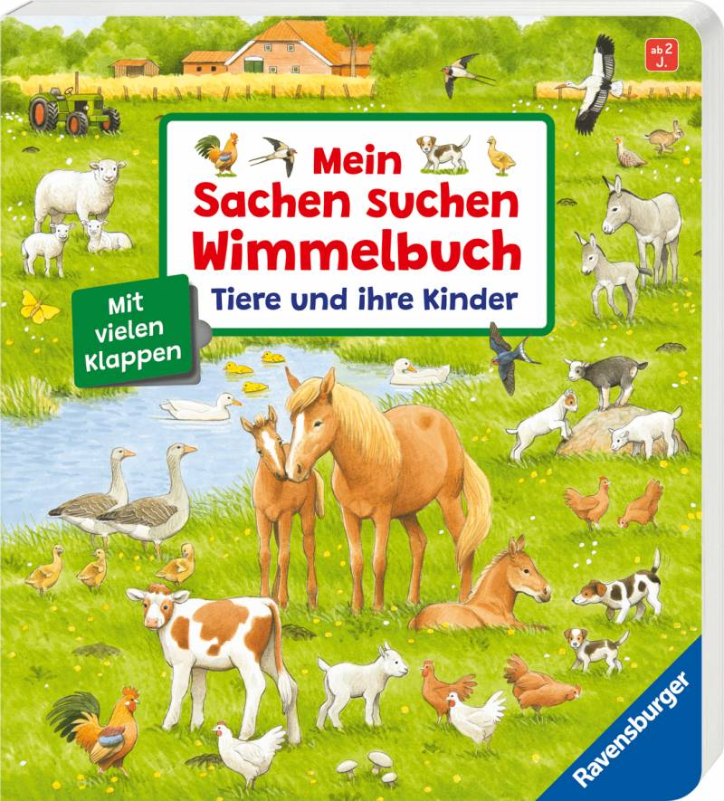 Ravensburger - Mein Sachen suchen Wimmelbuch - Tiere und ihre Kinder Ravensburger - Mein Sachen suchen Wimmelbuch - Tiere und ihre Kinder